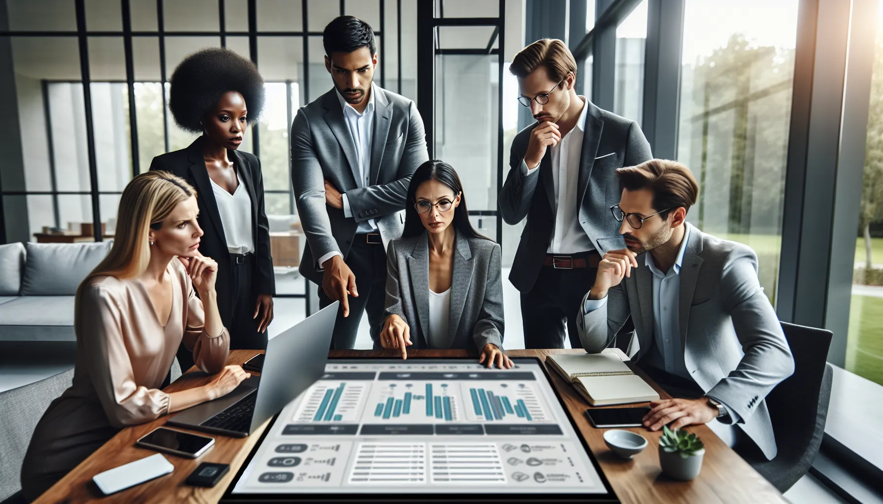 8778196271: Understanding Its Significance 6 diverse team discussing concerns about a toll-free number in a modern office.