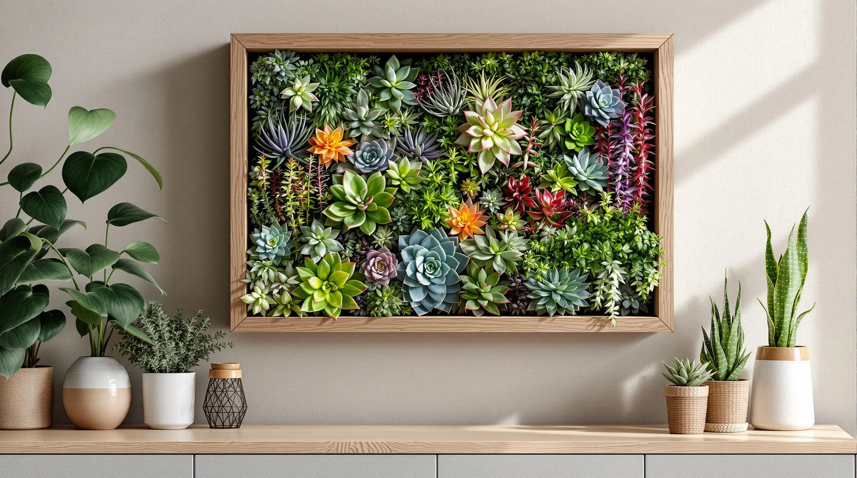 10 Stunning Succulent Wall Frame Ideas to Transform Your Home Decor 6 3e9uiwx4 0nm9E7RAz205 nP5ylU73F