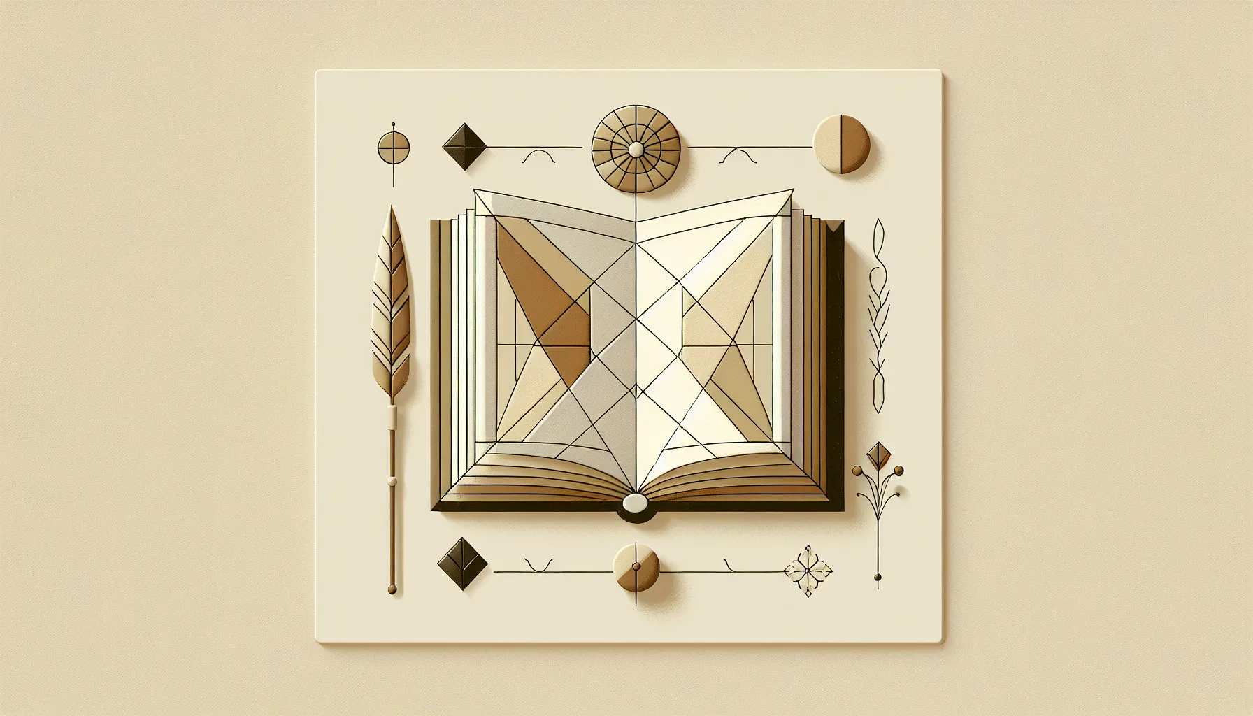 An open book with quill pen representing Spanish Golden Age literature.