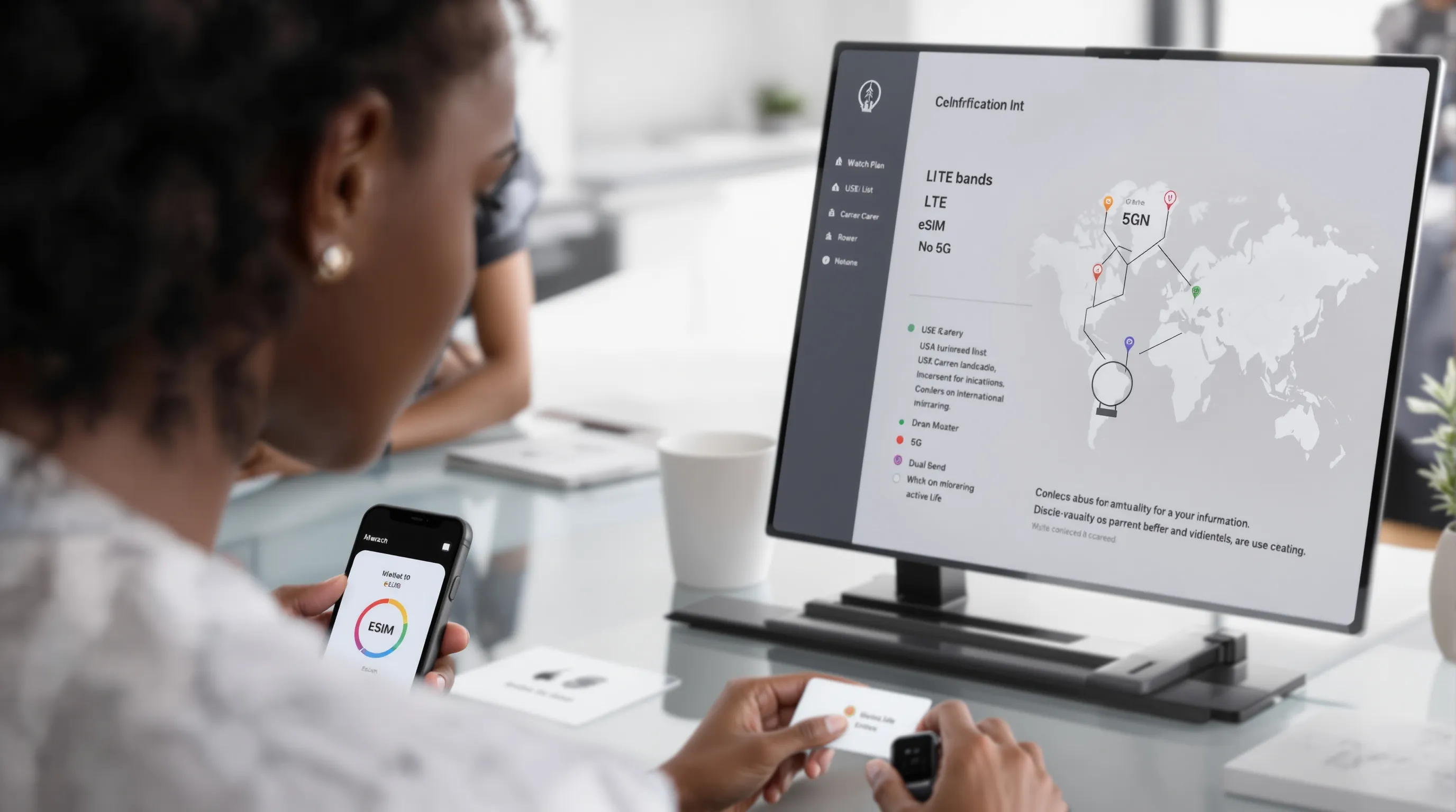 Professional activates Apple Watch Series 10 eSIM, highlighting LTE, carriers, roaming caveats.