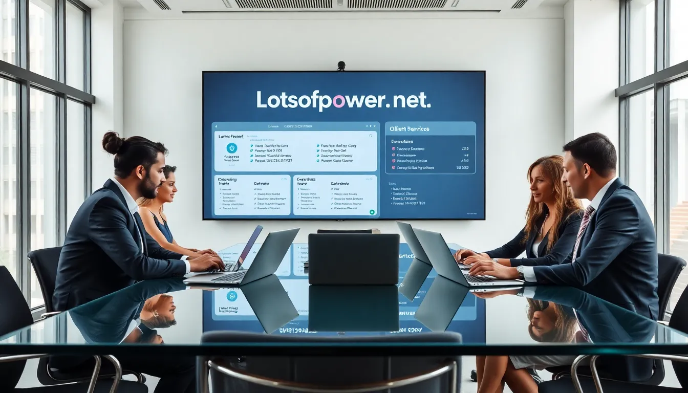 diverse team collaborating in a modern office setting.