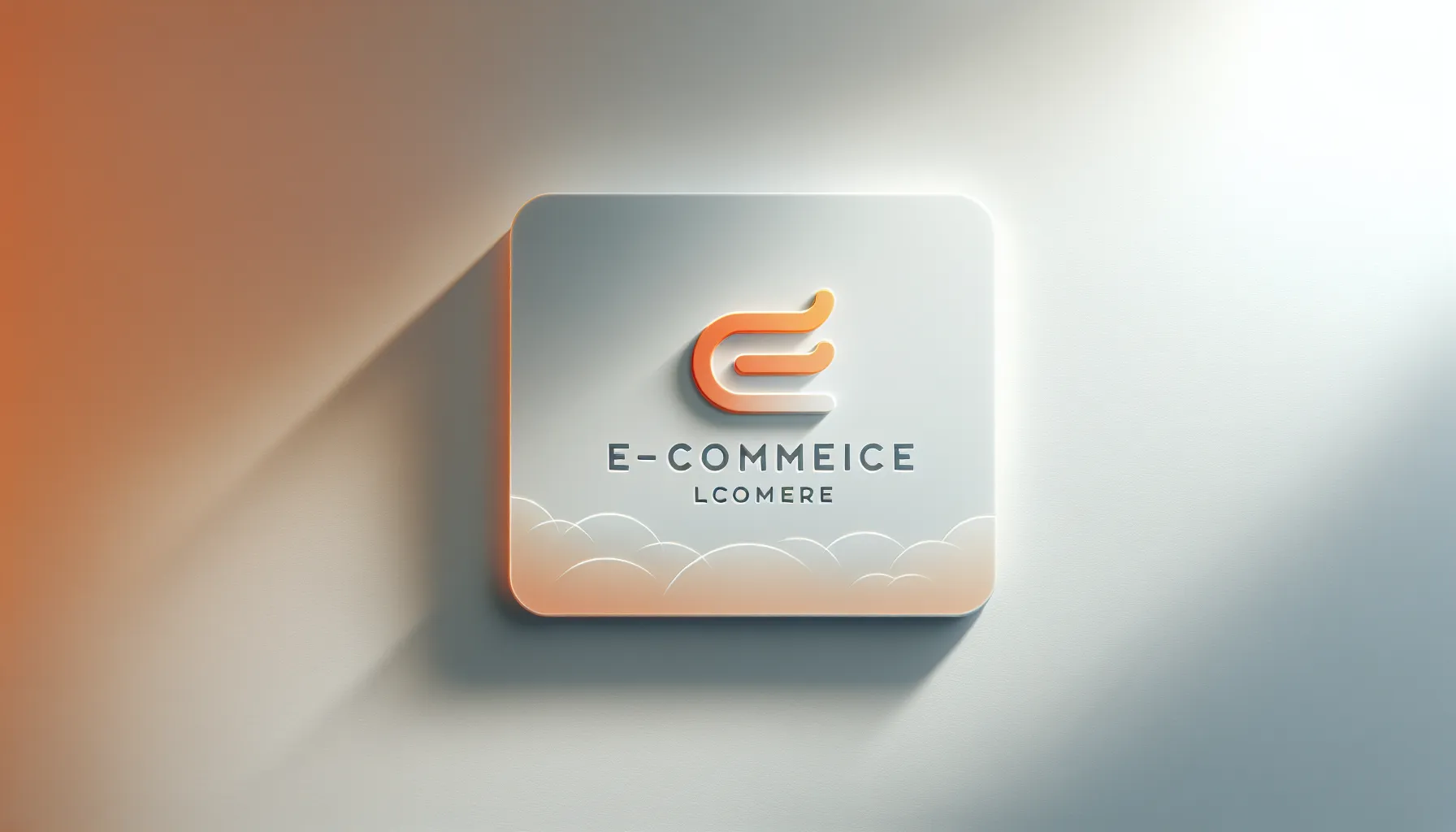 Lazada logo in white with orange accent on a blurred background.