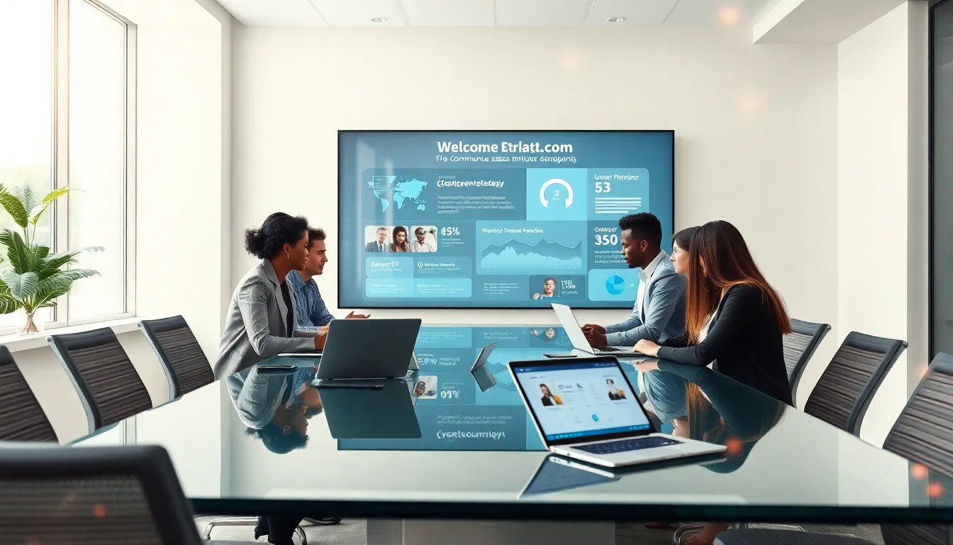 diverse professionals collaborating in a modern office setting.