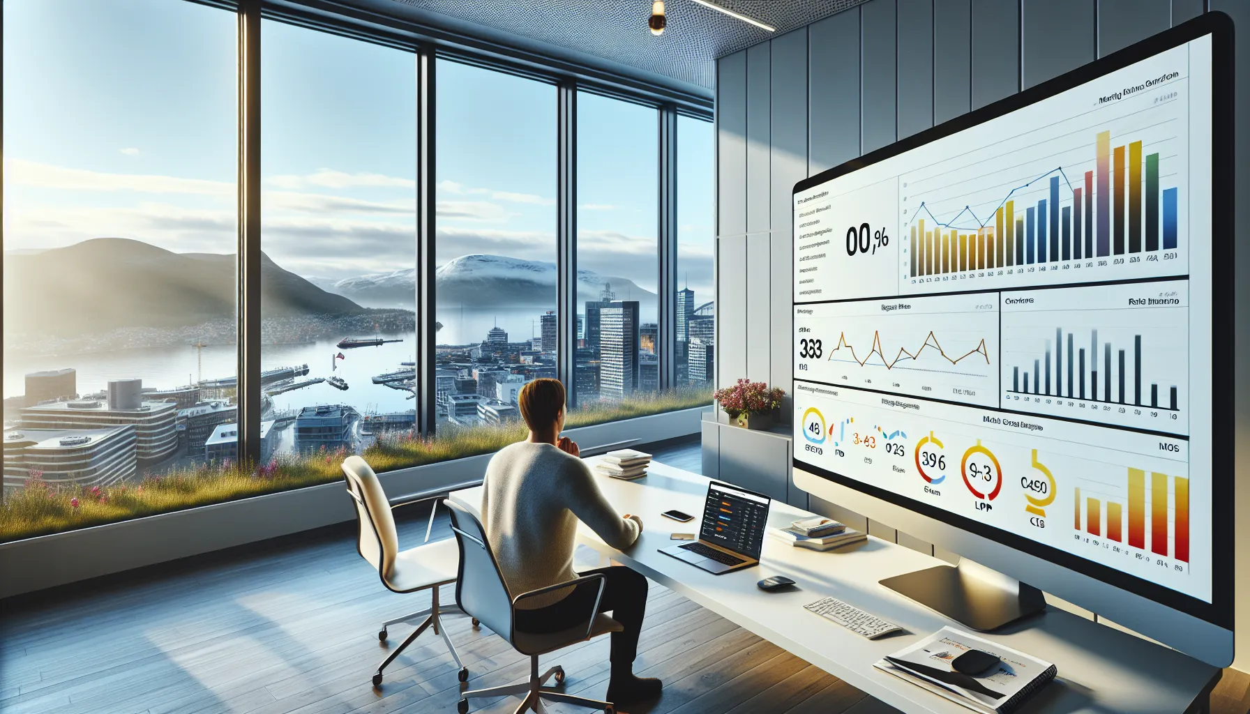 Norwegian marketer analyzing how slow website loading speed hurts seo and conversions.