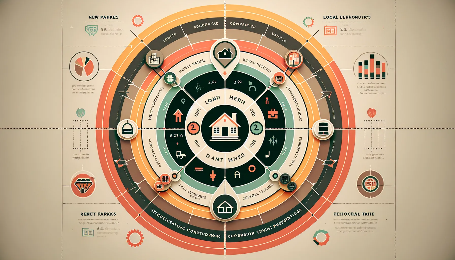infographic showing Danville real estate market factors and property success plan areas
