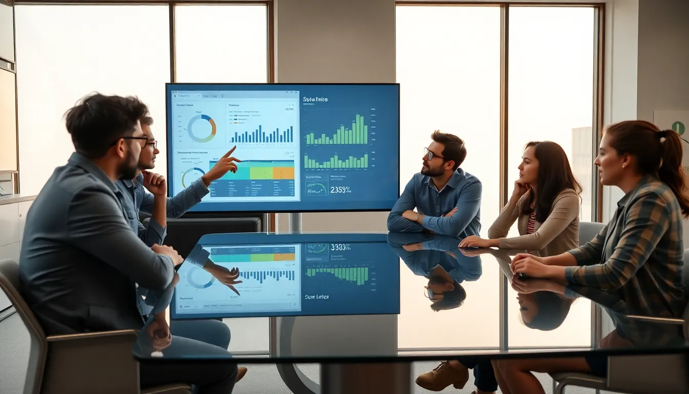 diverse team of software quality engineers in a modern office meeting.