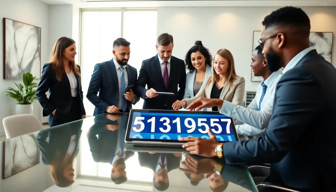 diverse team discussing unique identification in a modern office.