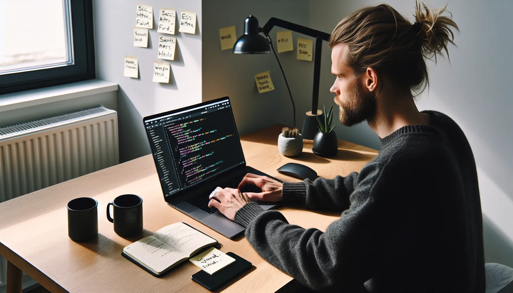 Developer codes a wordpress shortcode plugin with security notes in oslo.