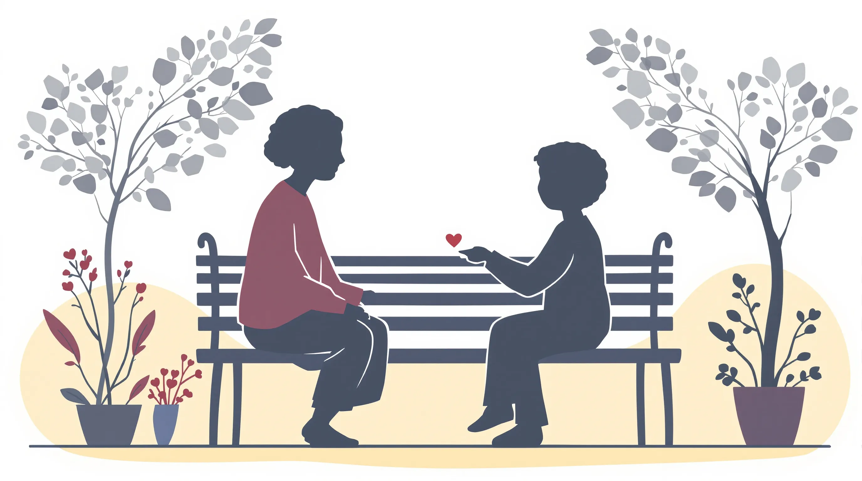 a grandmother giving a birthday card to her grandson