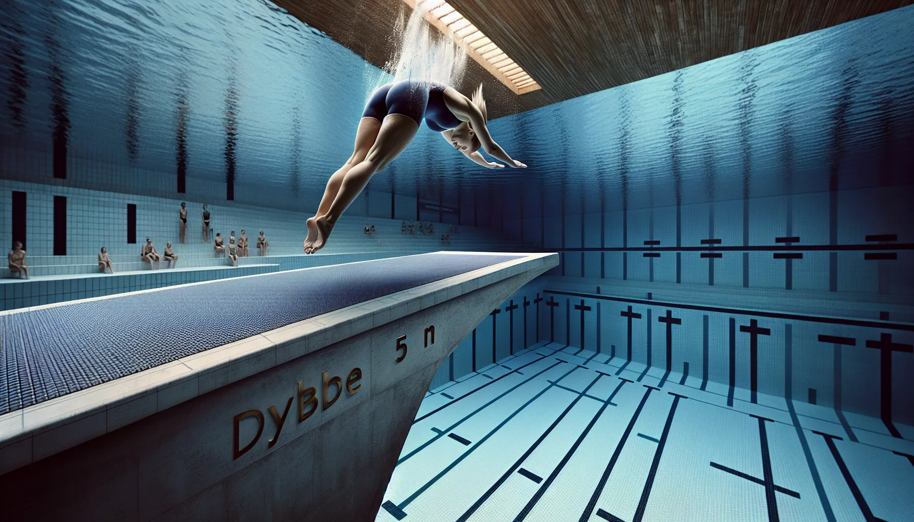 De beste tipsene for å unngå skader i stuping 2 Diver enters deep norwegian pool with perfect streamline to avoid injury.