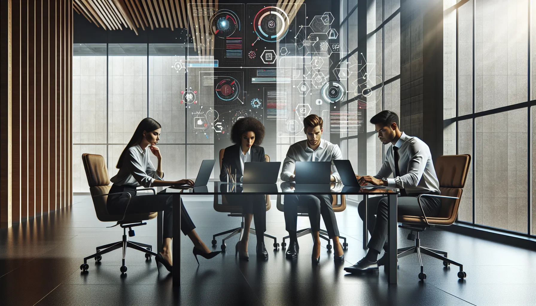 How To Update Endbugflow Software On PC 8 diverse team collaborating on updating software in a modern office.