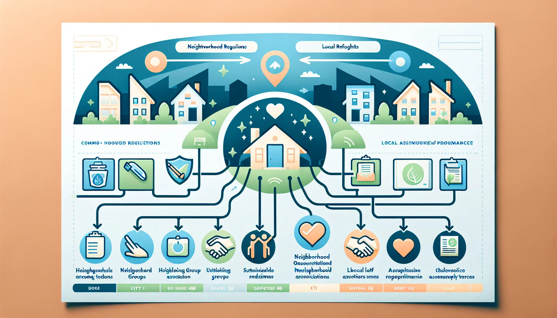 diagram of Pleasant Hill community support programs for property owners