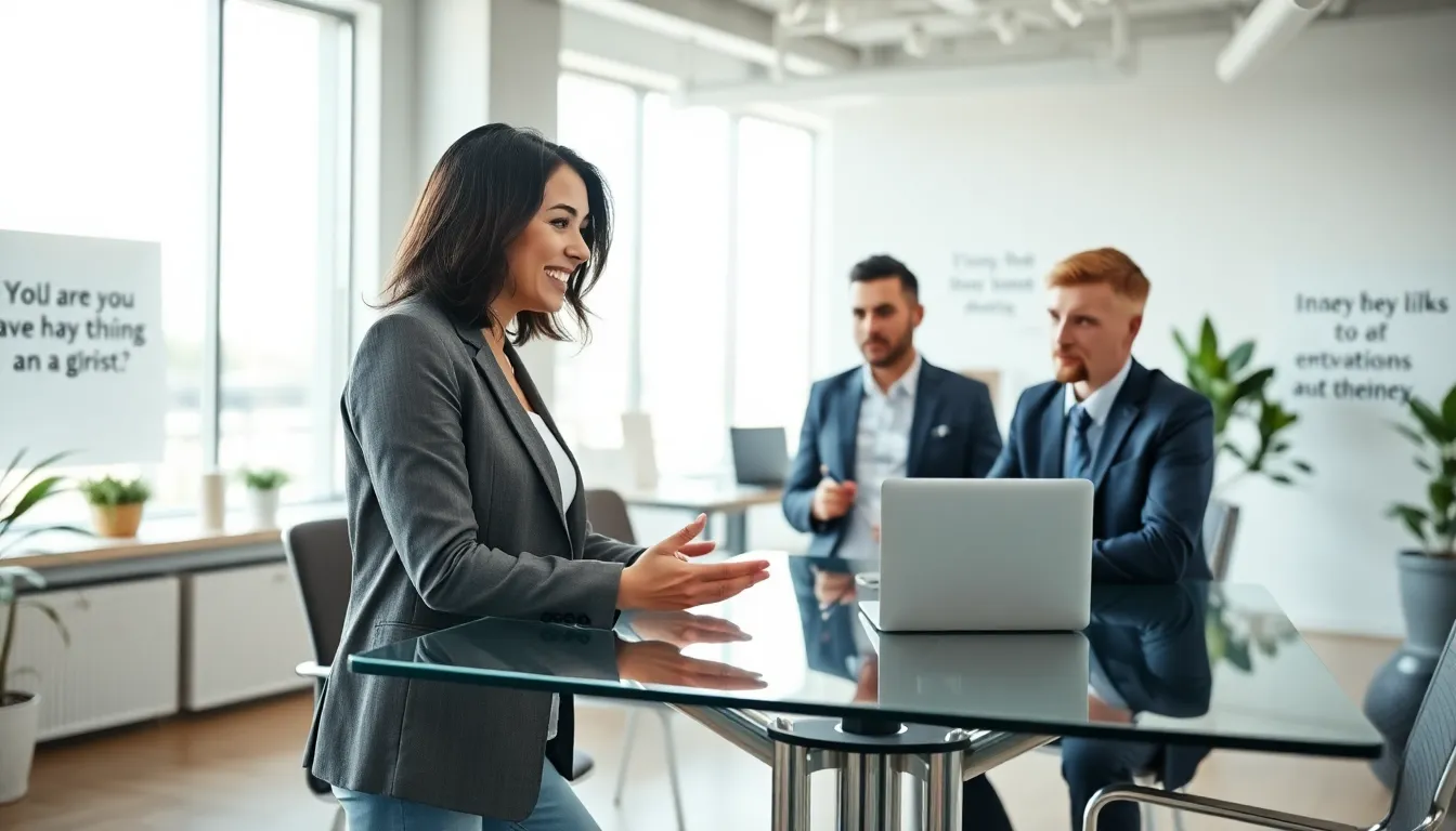 diverse team discussing ideas in a modern entrepreneurial office.