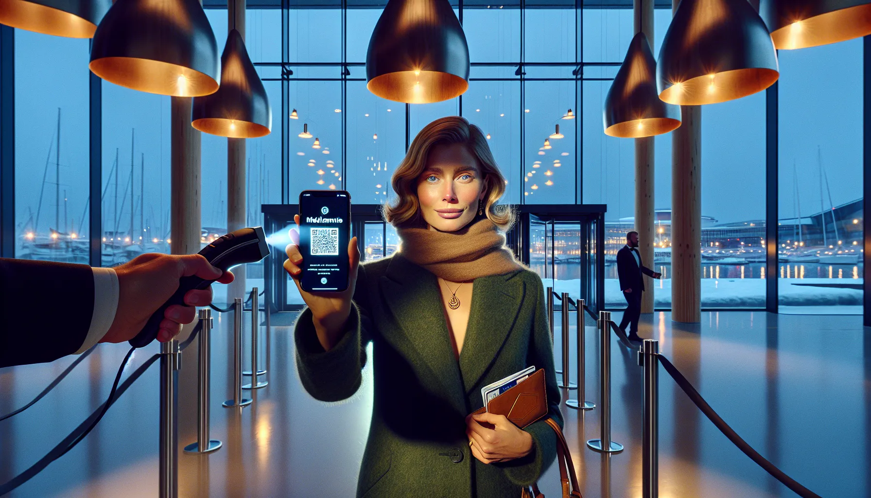 Member uses early-access entry at norwegian concert hall’s exclusive line.