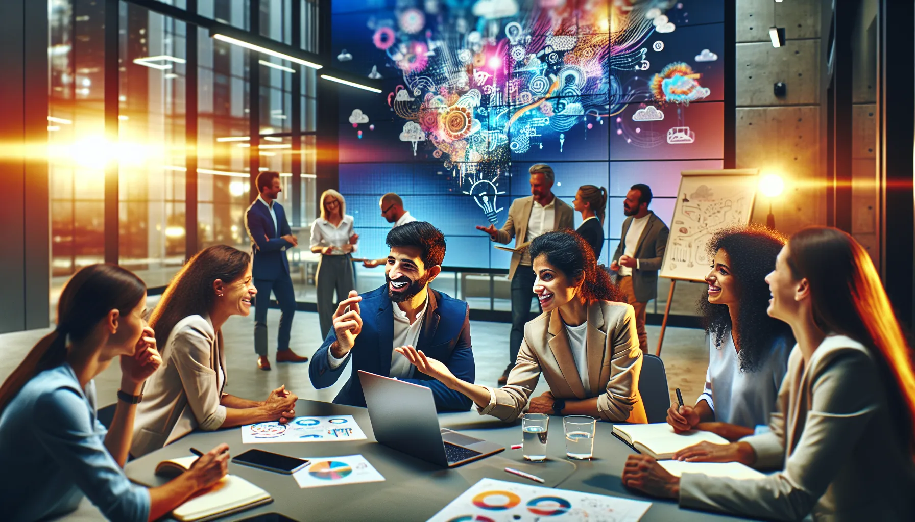 diverse group collaborating in a workshop on eringimgams.