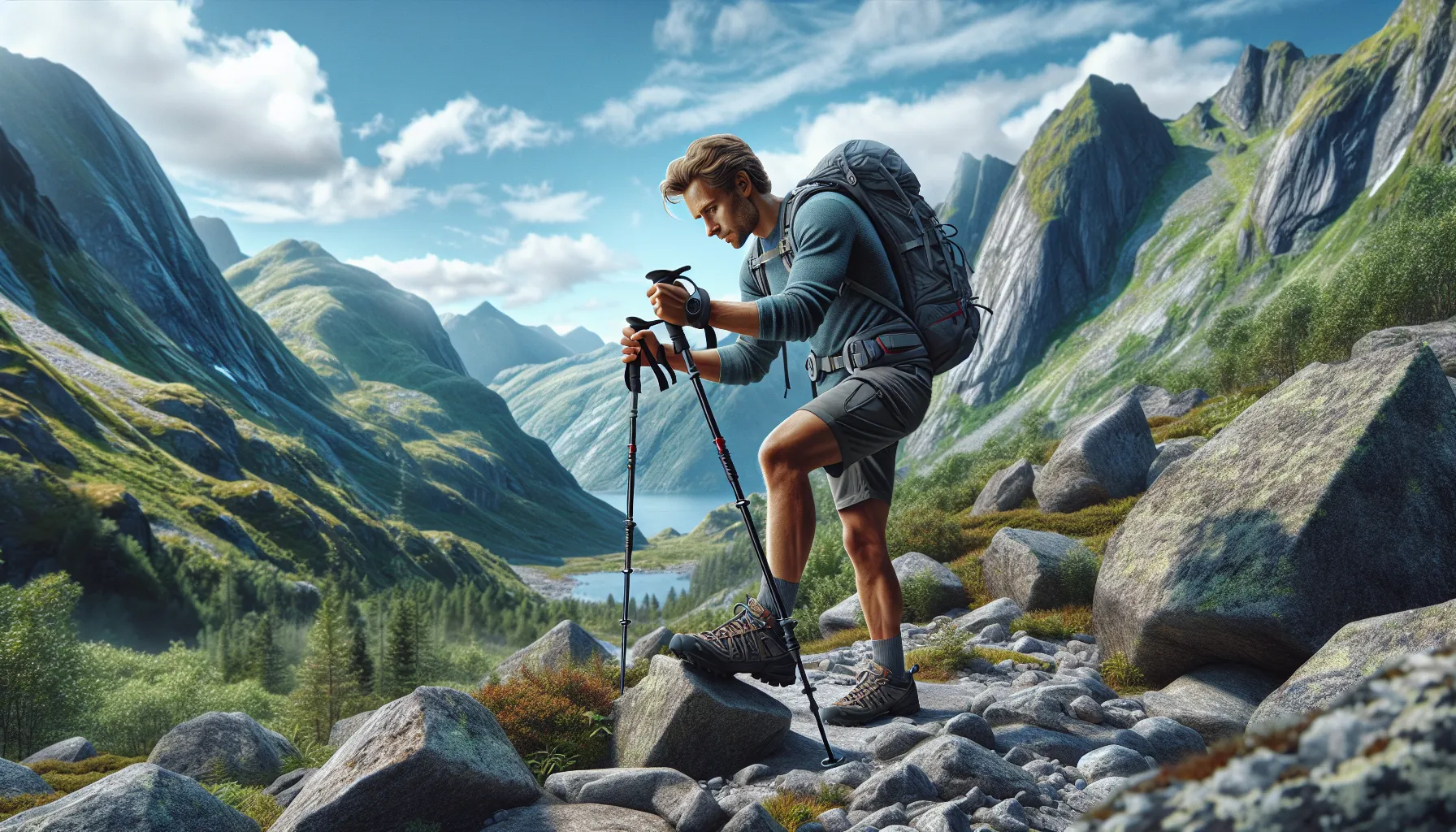 Multifunksjonelle turstaver: fordeler og bruksområder, valg, justering og vedlikehold 2 1rwgc5o5juncw71gey9slcltns2spwca