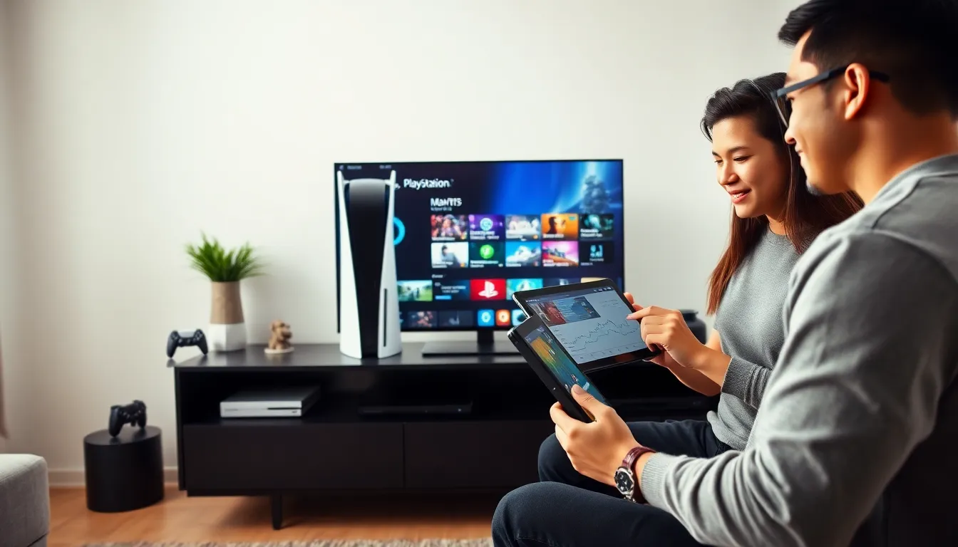 diverse gamers discussing PlayStation 5 price increase in a modern gaming setup.