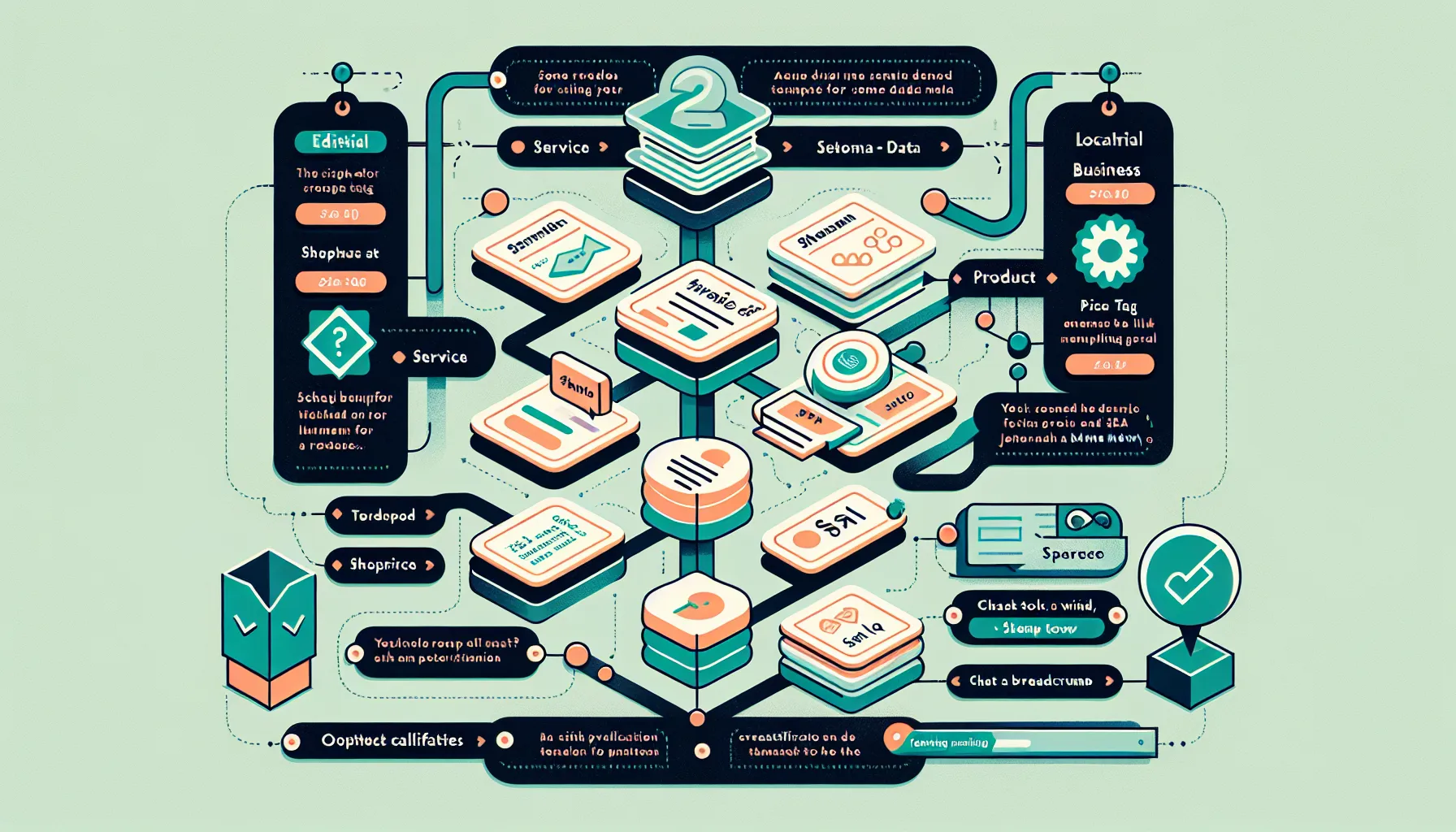 UK-themed infographic on choosing schema types and marking entities for SEO.