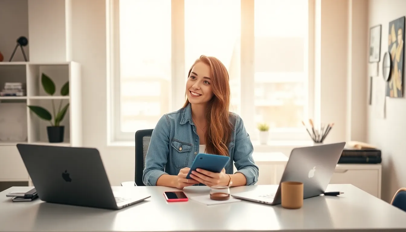 Evangelineh88 working in a modern office, reflecting creativity and authenticity.