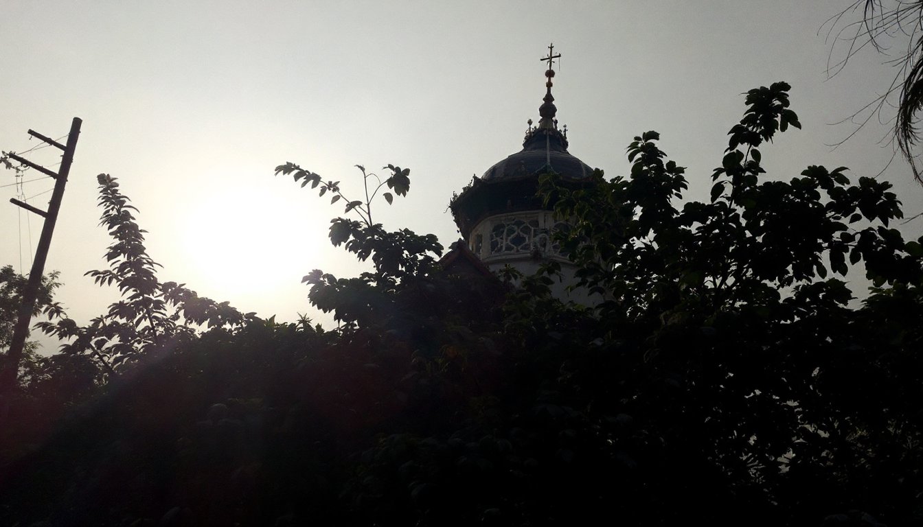 Woman sleeping peacefully in bed at 5:45 a.m. in soft pre-dawn light.