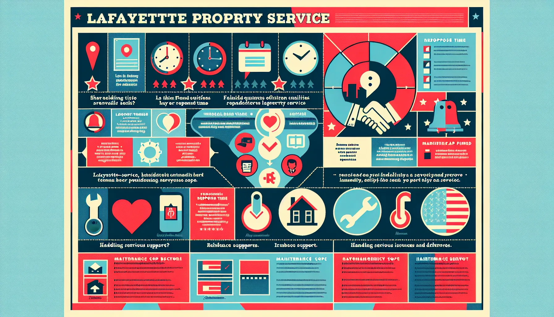 diagram showing how to choose a Lafayette property service team