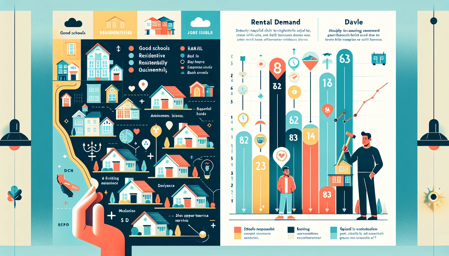 infographic highlighting trends and support in Danville's rental investment market