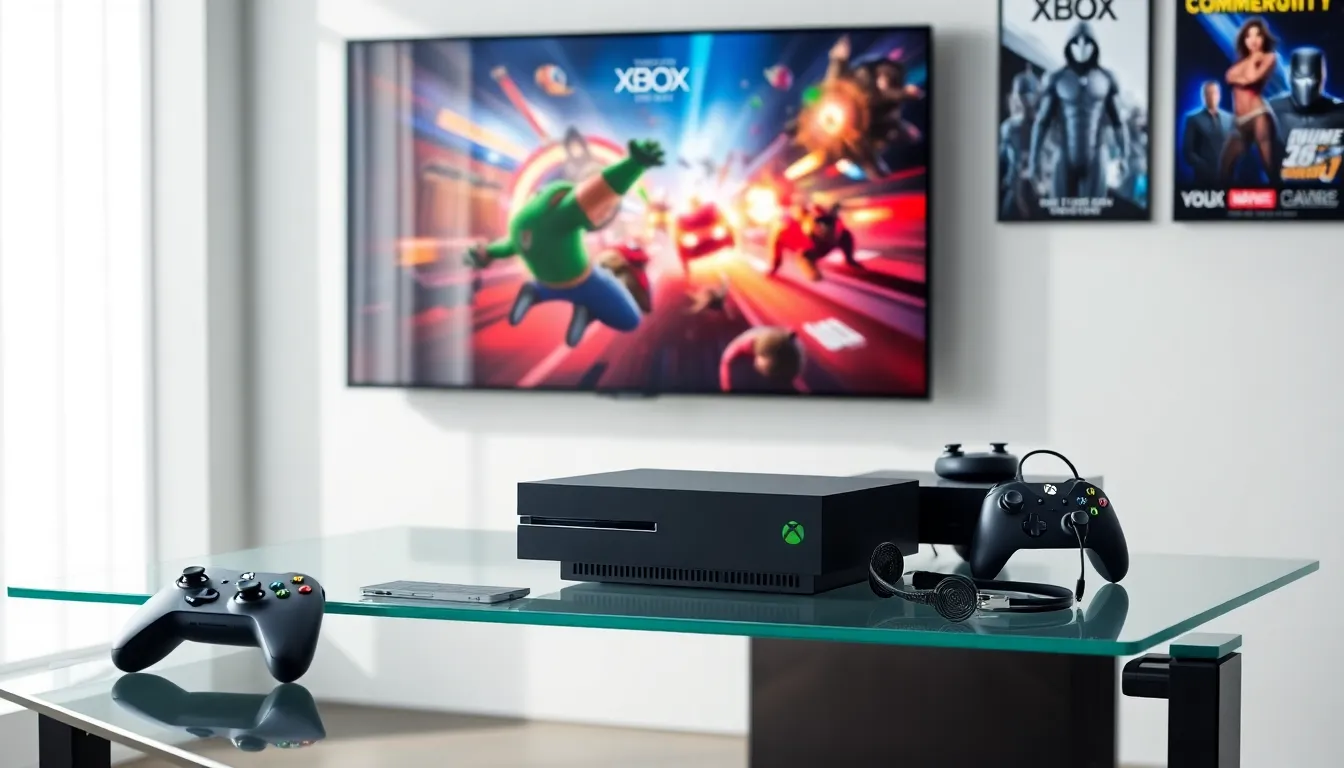 modern gaming setup with Xbox Series X and Series S consoles.