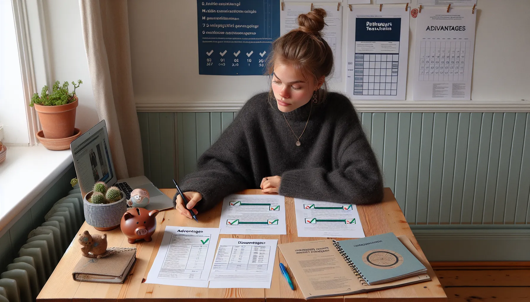 Norwegian student weighing pros and cons of a one-year study program.