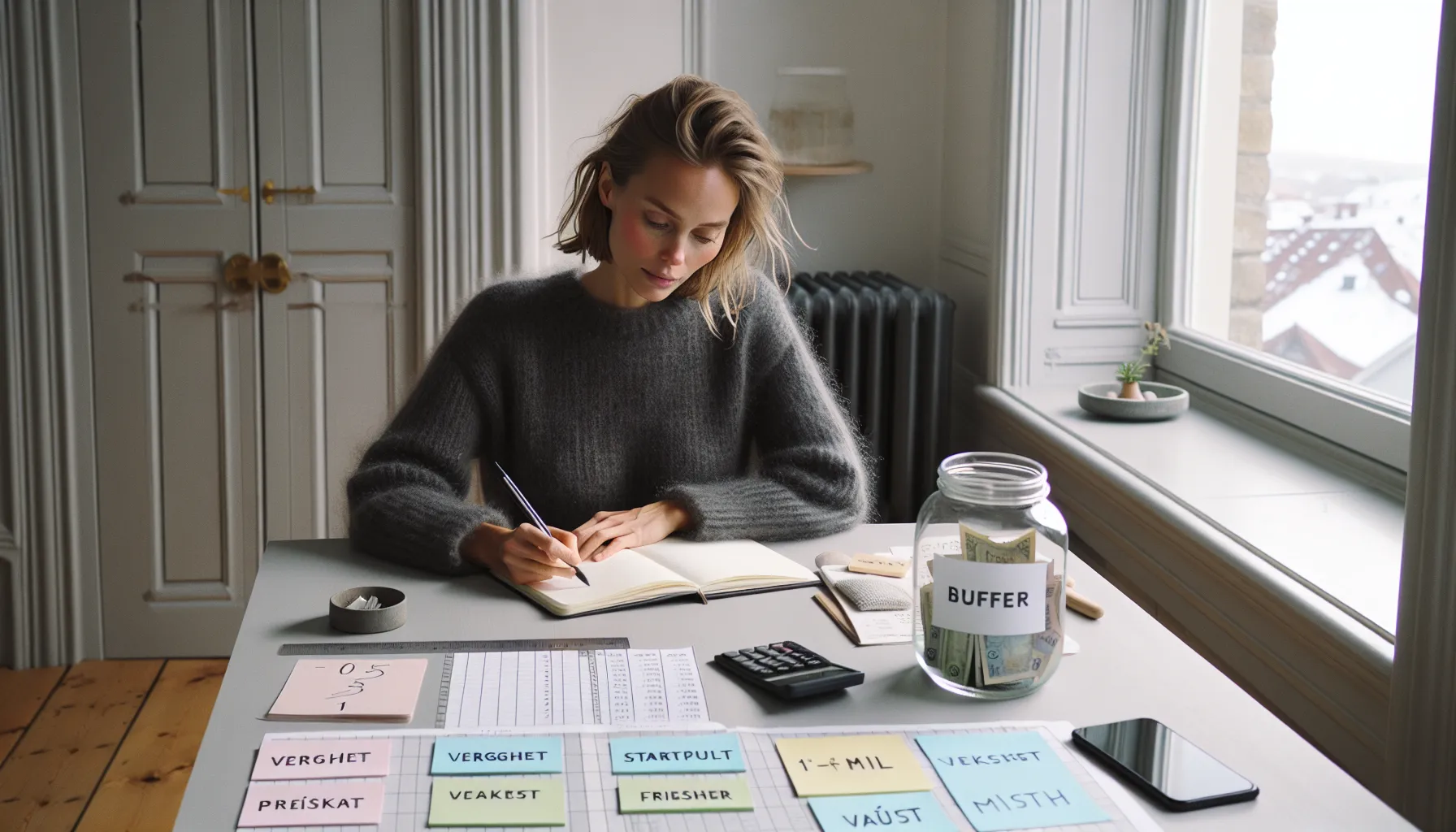 Norwegian adult listing values, start point, and priorities for financial goals.