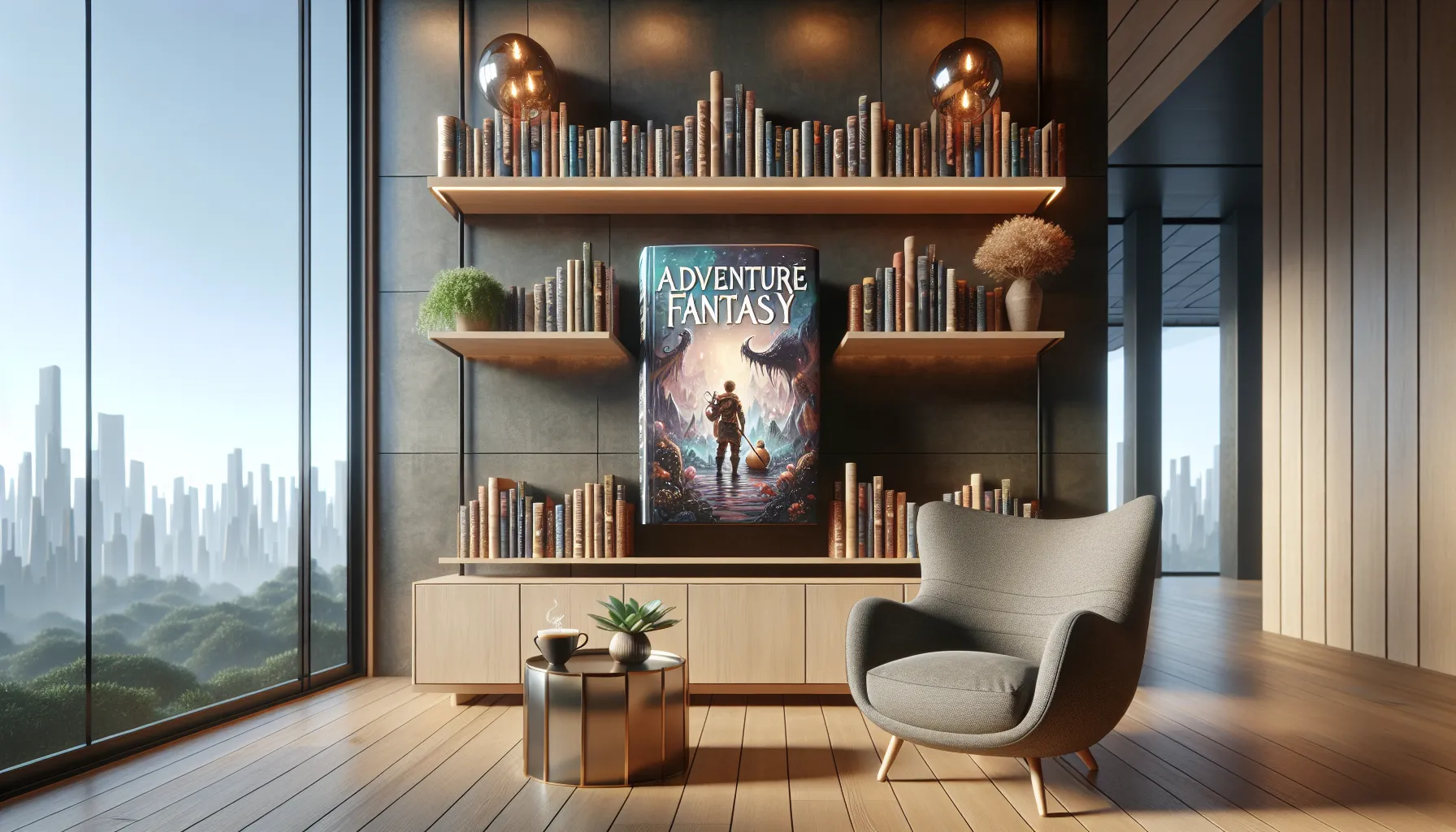 cozy reading nook featuring Crescent City series books.