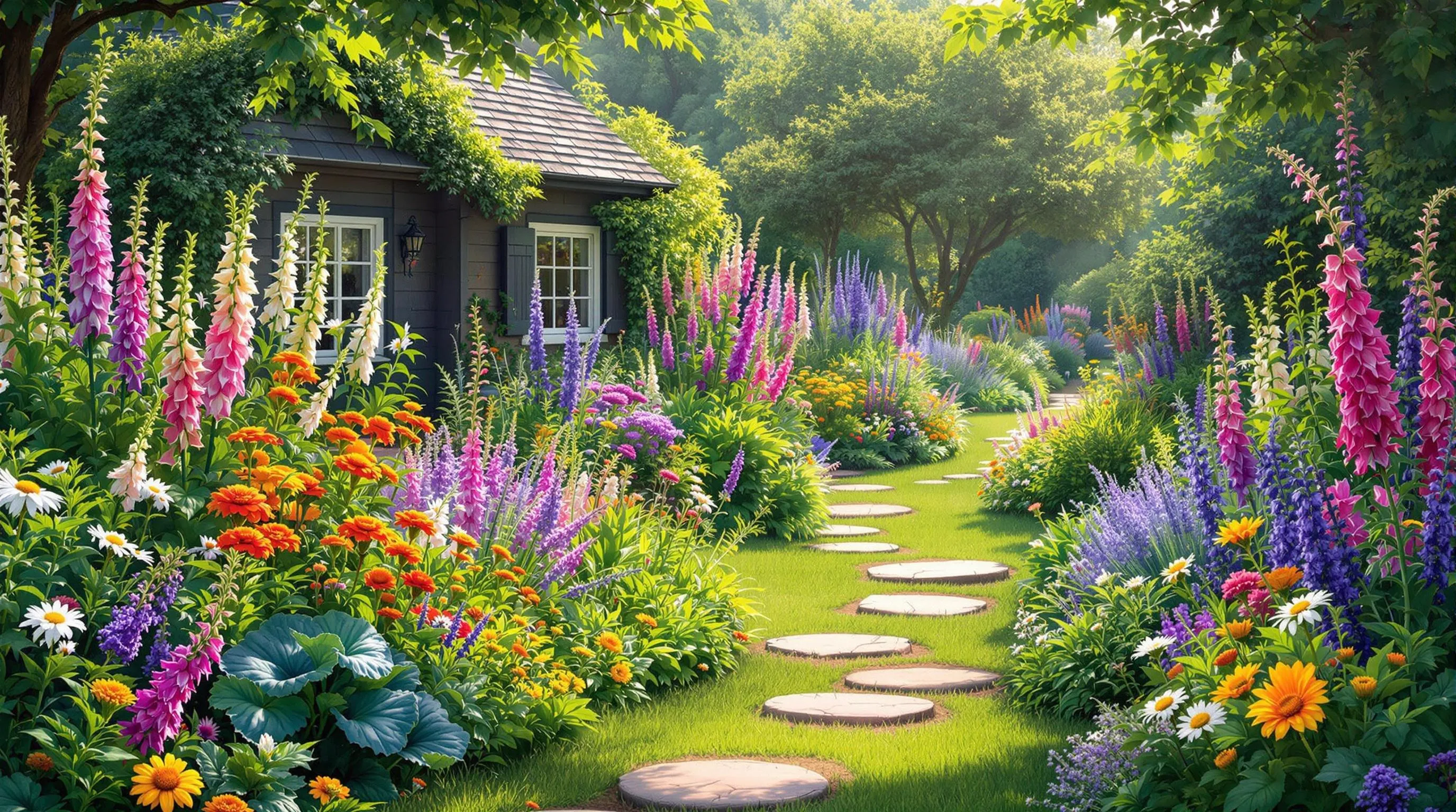 10 Stunning Backyard Garden Layout Ideas to Transform Your Outdoor Space 8