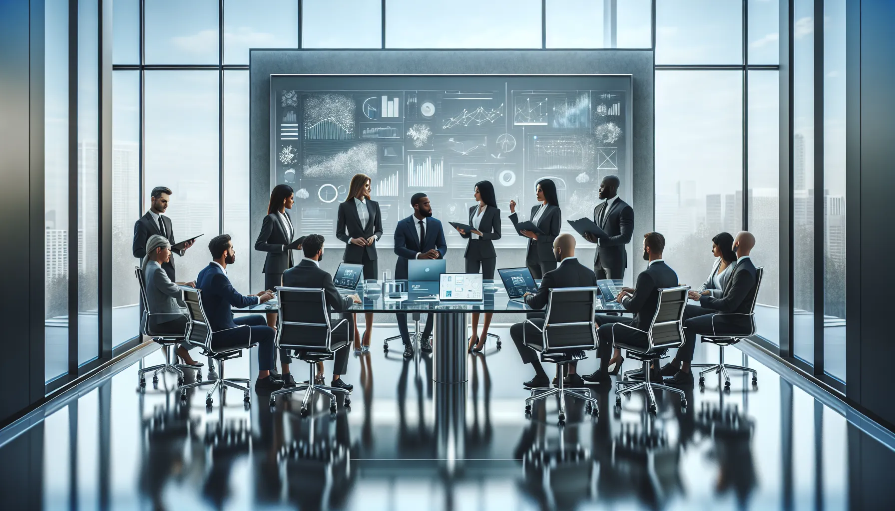 Contact ActivePropertyCare.com: Your Guide to Getting in Touch 8 diverse team discussing property management in a modern office.