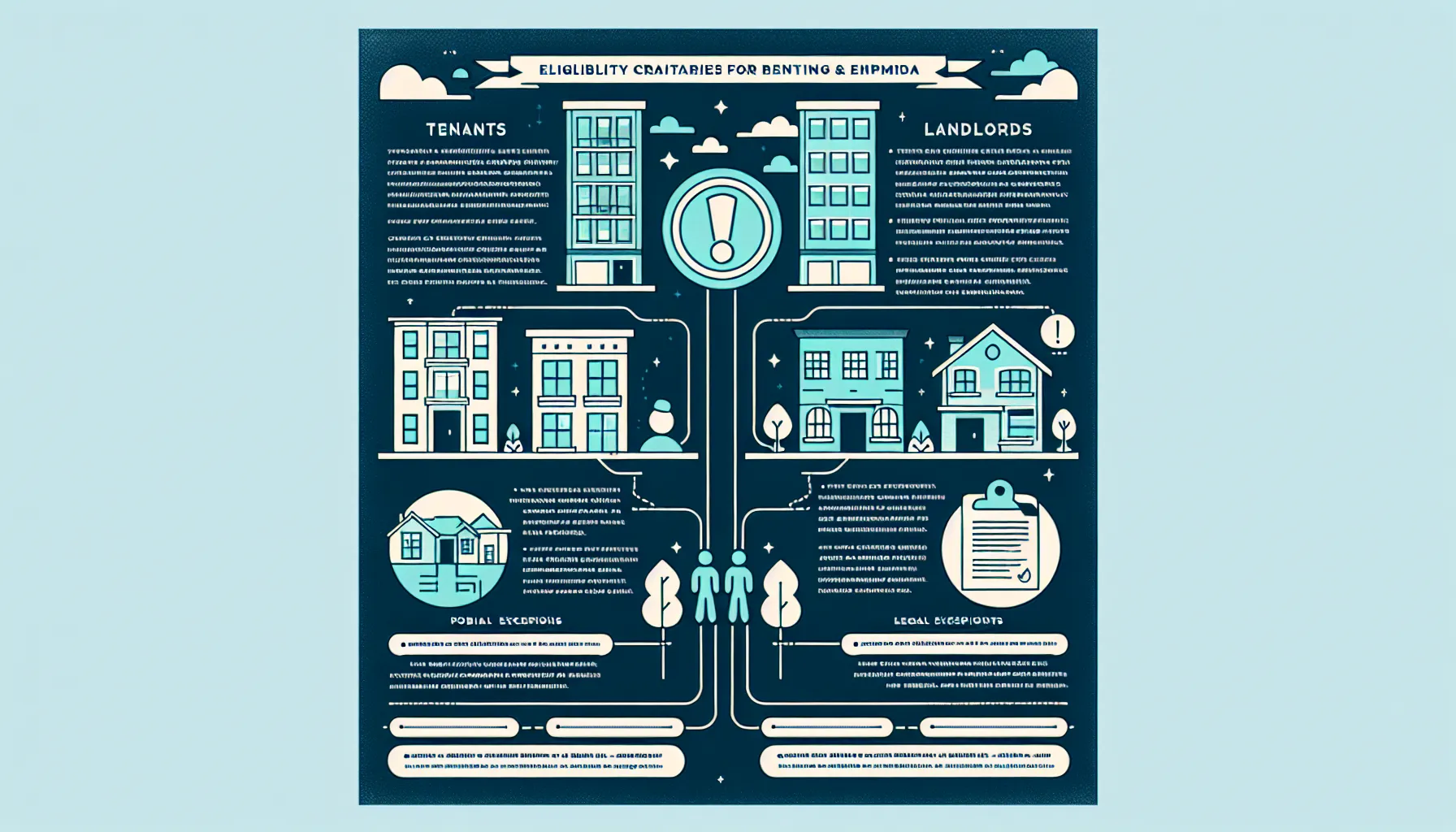 Comparison chart showing tenant and landlord eligibility for Orinda rent review help.