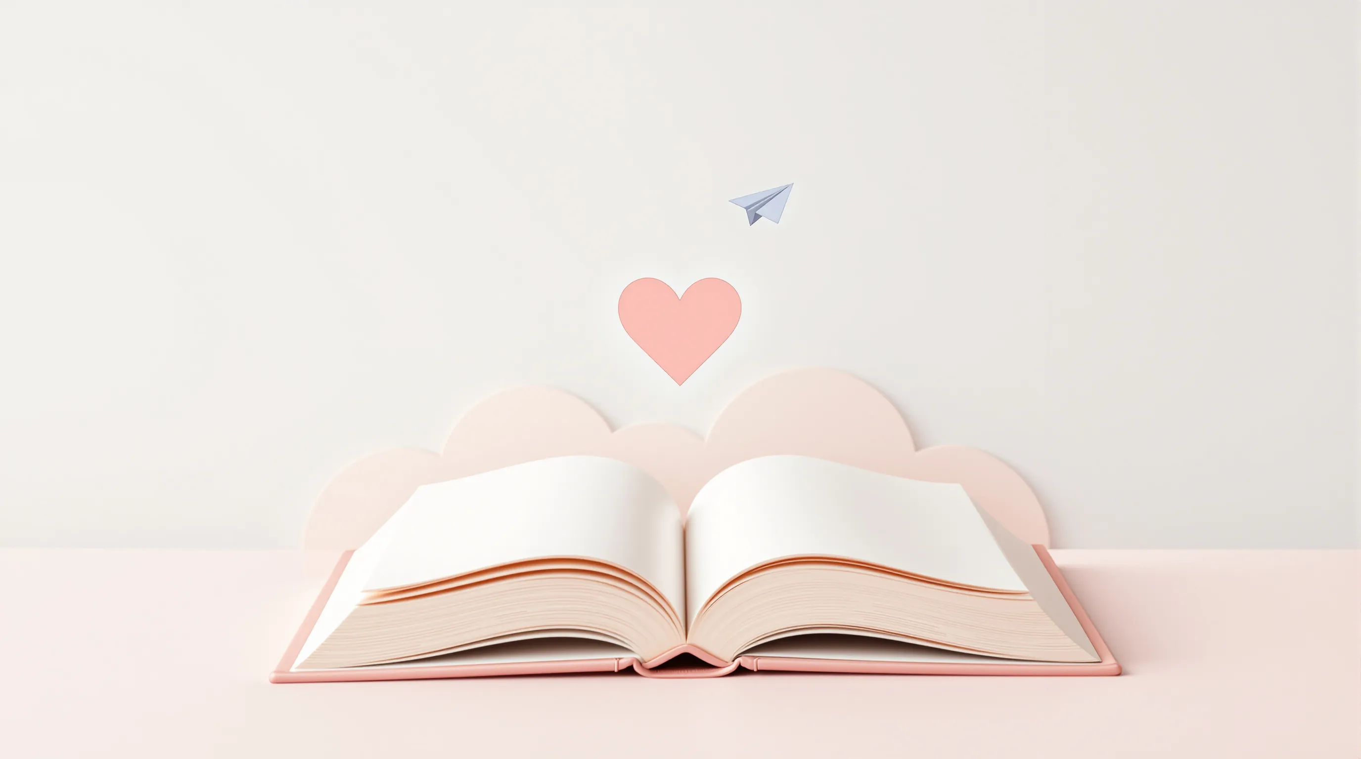 an open book and paper airplane symbolizing farewell to a beloved teacher