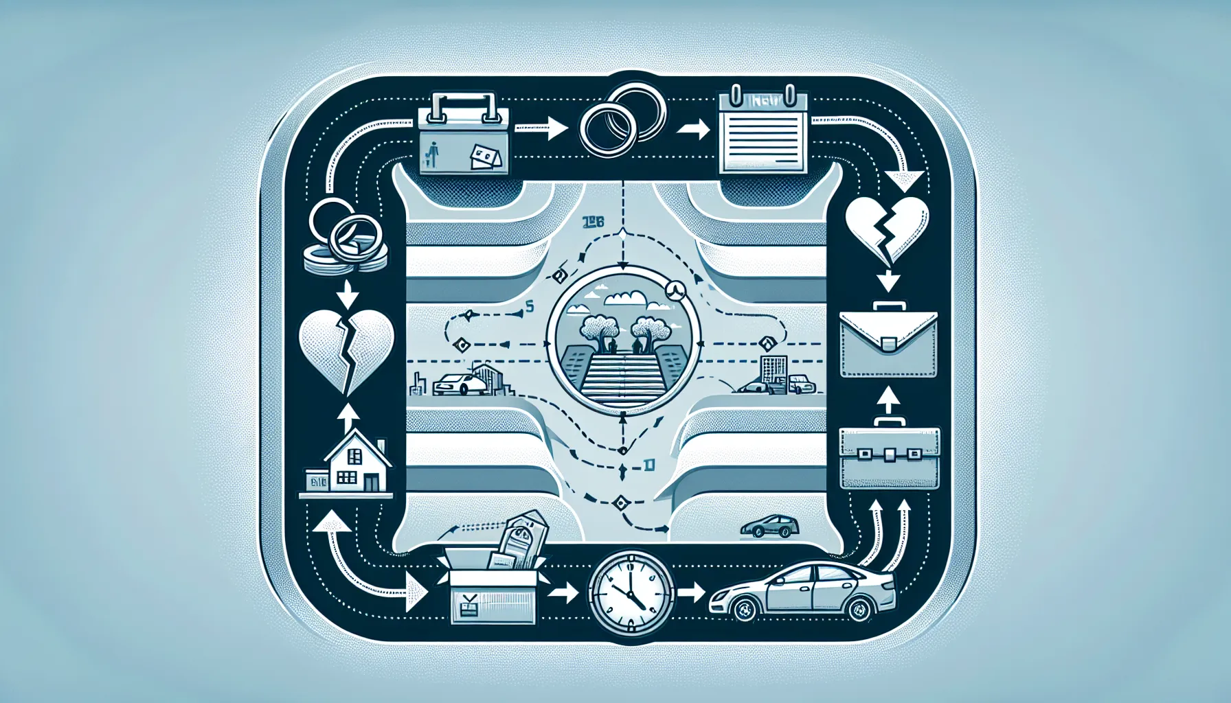 diagram showing when to review your auto insurance each year