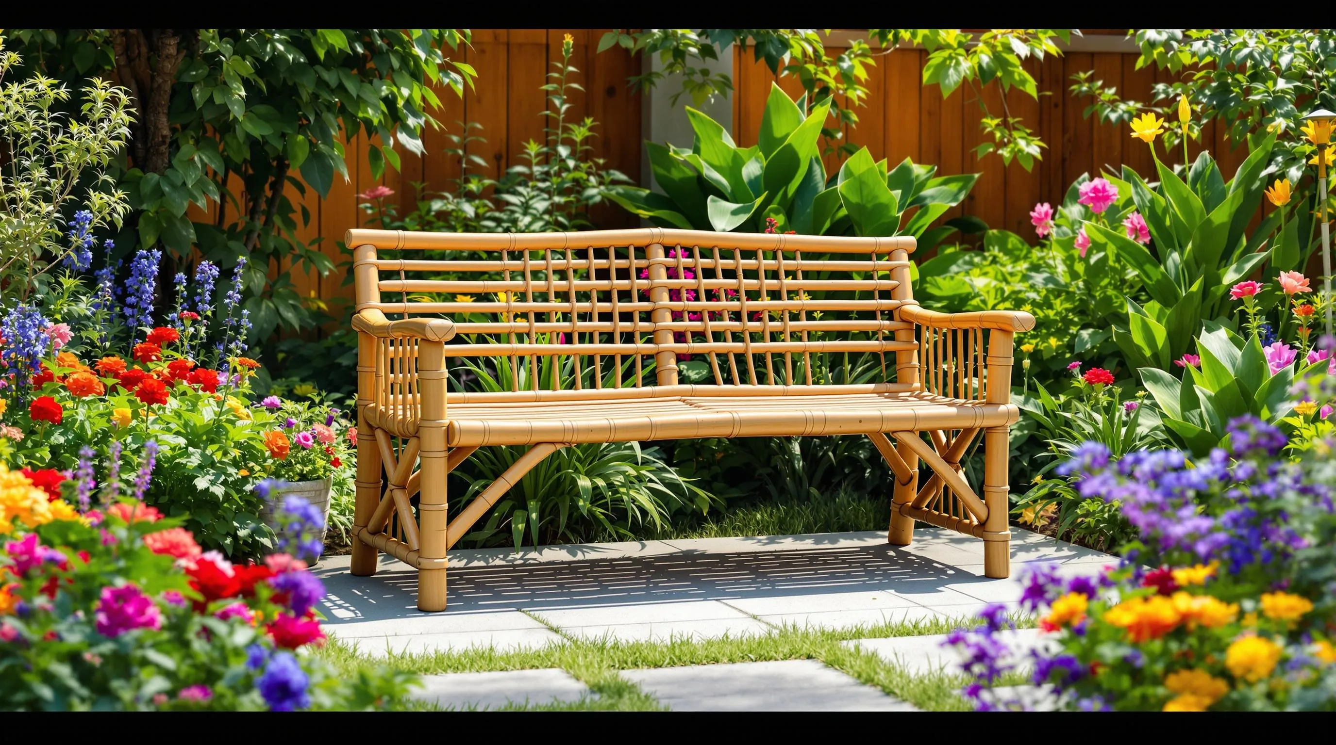 15 Stunning Garden Bench Ideas to Transform Your Outdoor Space 10 4AXILWdWyP4Vbua H ZlOBidaT3rHZq3