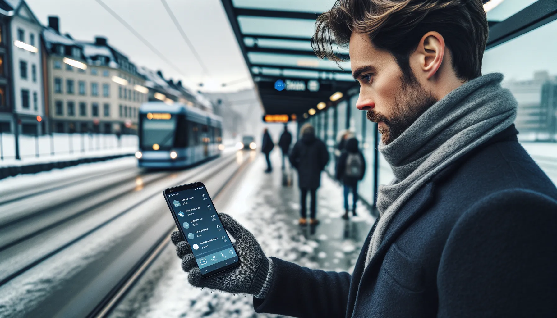 De beste appene for å holde oversikt over medlemsfordeler 3 Norwegian commuter checks a benefits app showing cards, balances, and expiring alerts.