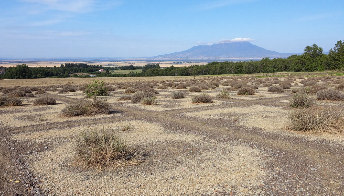 Bowl of plain yogurt with cumin and fermented foods on a wooden table.