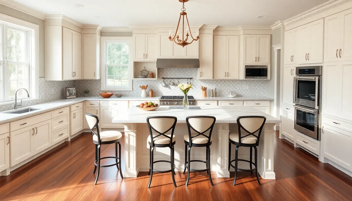 a timeless kitchen featuring elegant design and high-quality materials.