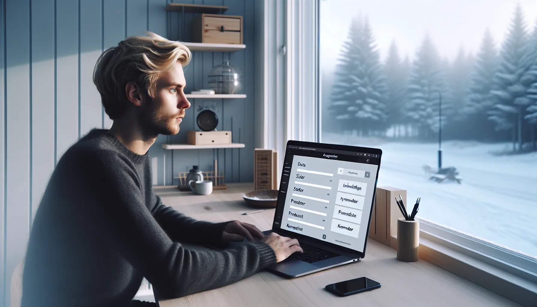 Over-the-shoulder view of a wordpress “arrangementer” custom post type editor.