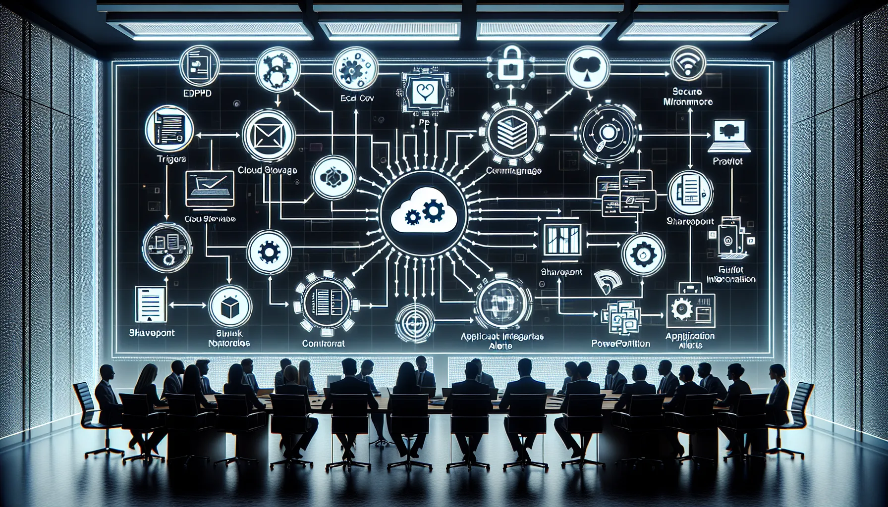 IT team monitors automated Power BI report scheduling and delivery to multiple formats and destinations.