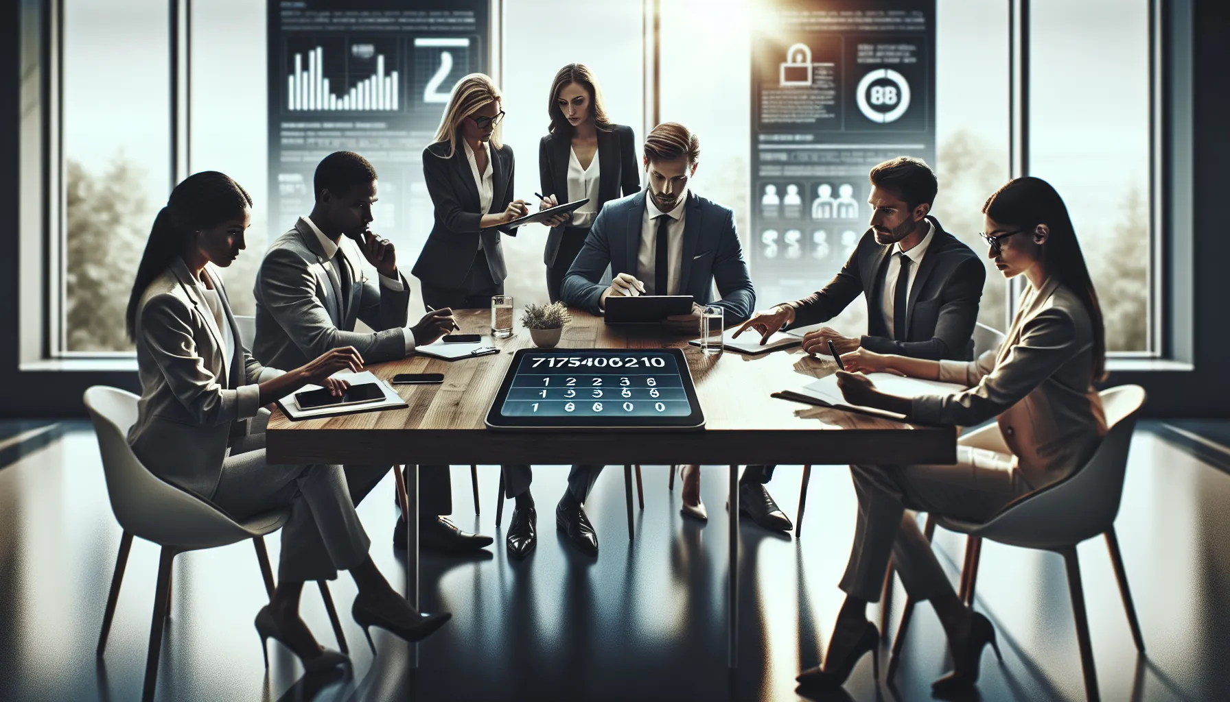 professionals discussing phone call misconceptions in a modern office.