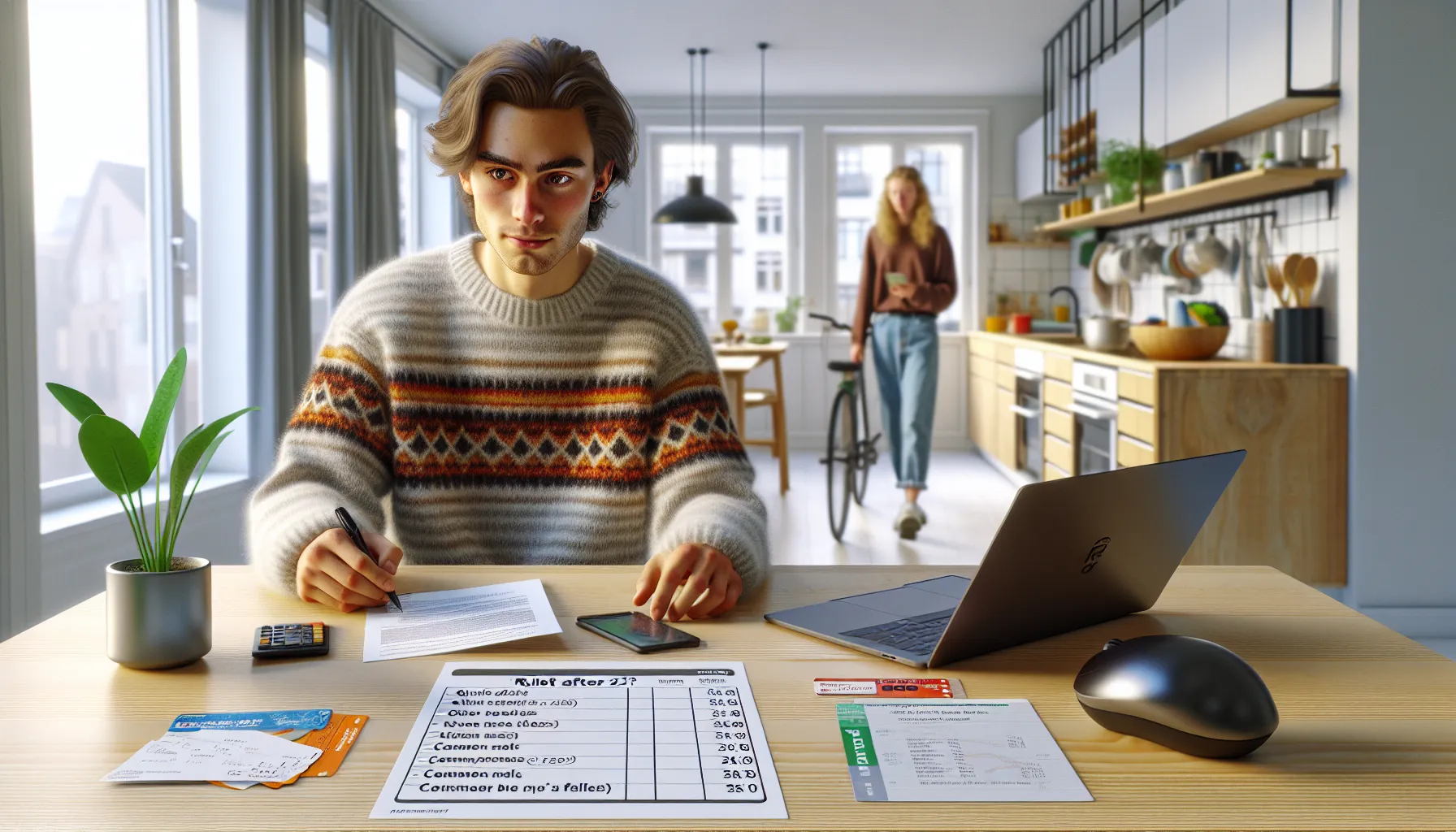 Student reviews budget, habits, and location to choose ideal norwegian flatshare.