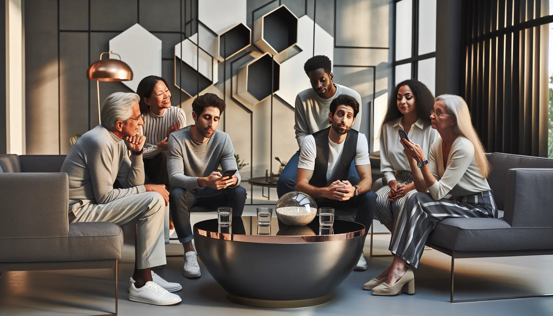 group discussion showing social withdrawal related to uchtinaypif usage.