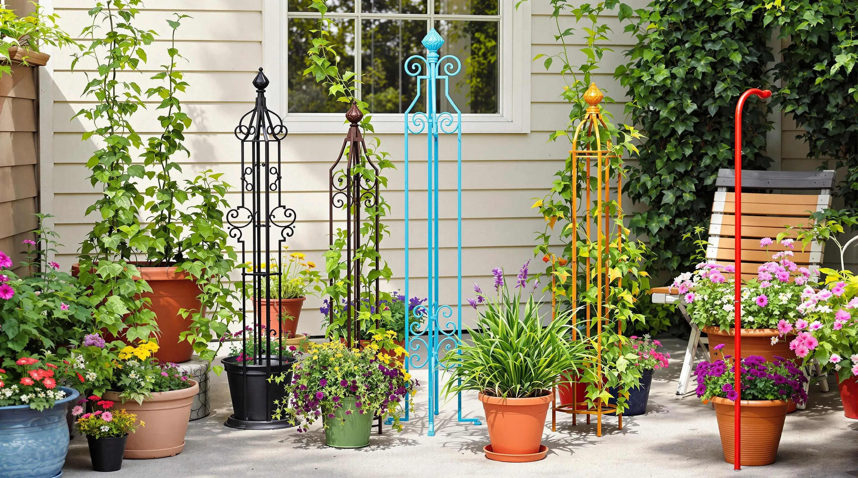 15 Stunning Garden Obelisk Ideas to Transform Your Outdoor Space | DIY & Ready-Made 8 5BzifjZGpY76 R60CO6X560i8meAr61f