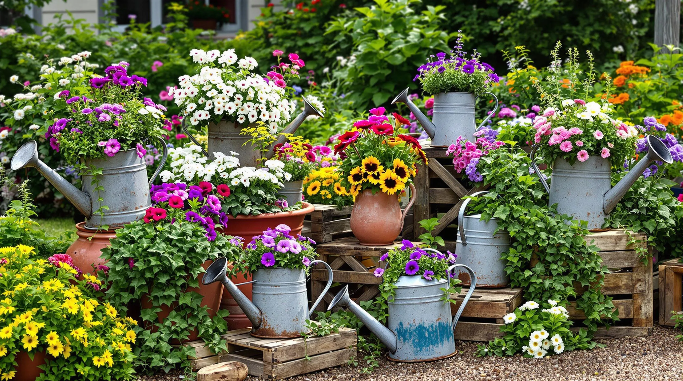 15 Charming Vintage Garden Decor Ideas to Transform Your Outdoor Space 3