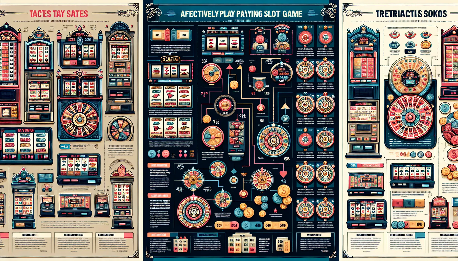 Illustration showing strategies for economical slot machine gaming in Turkey.