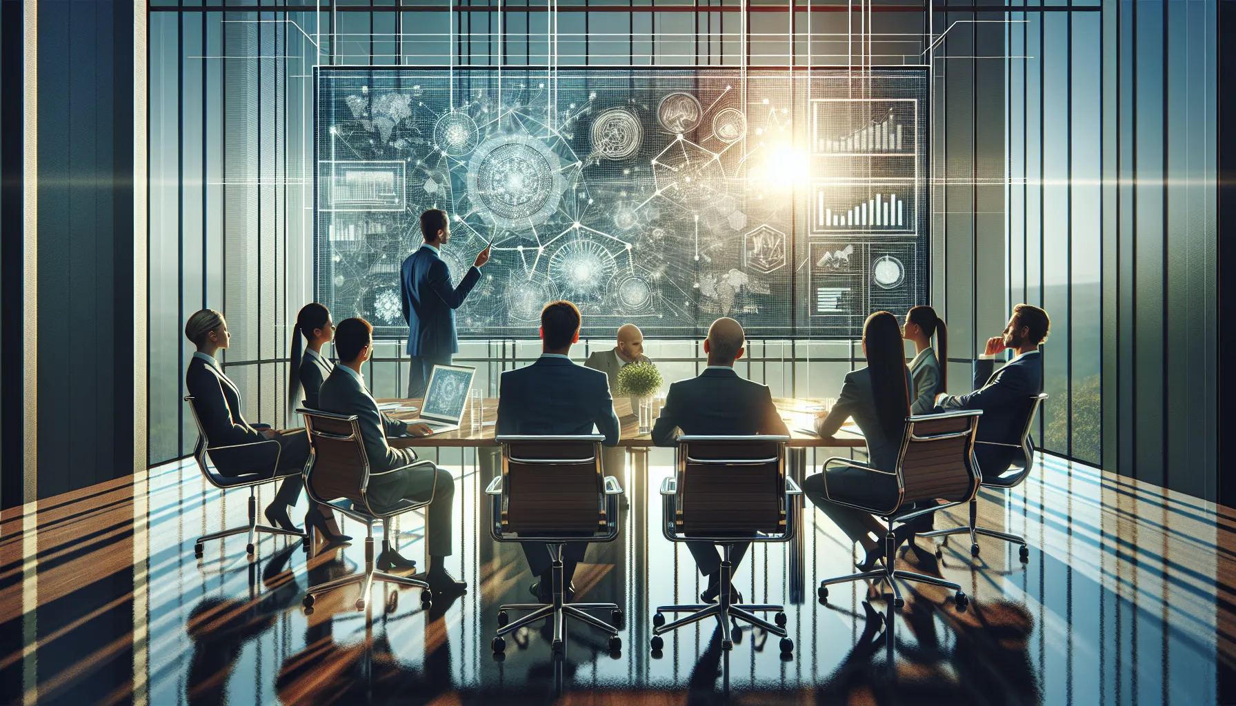 professionals discussing challenges and criticisms of Втоахевип in a modern office.