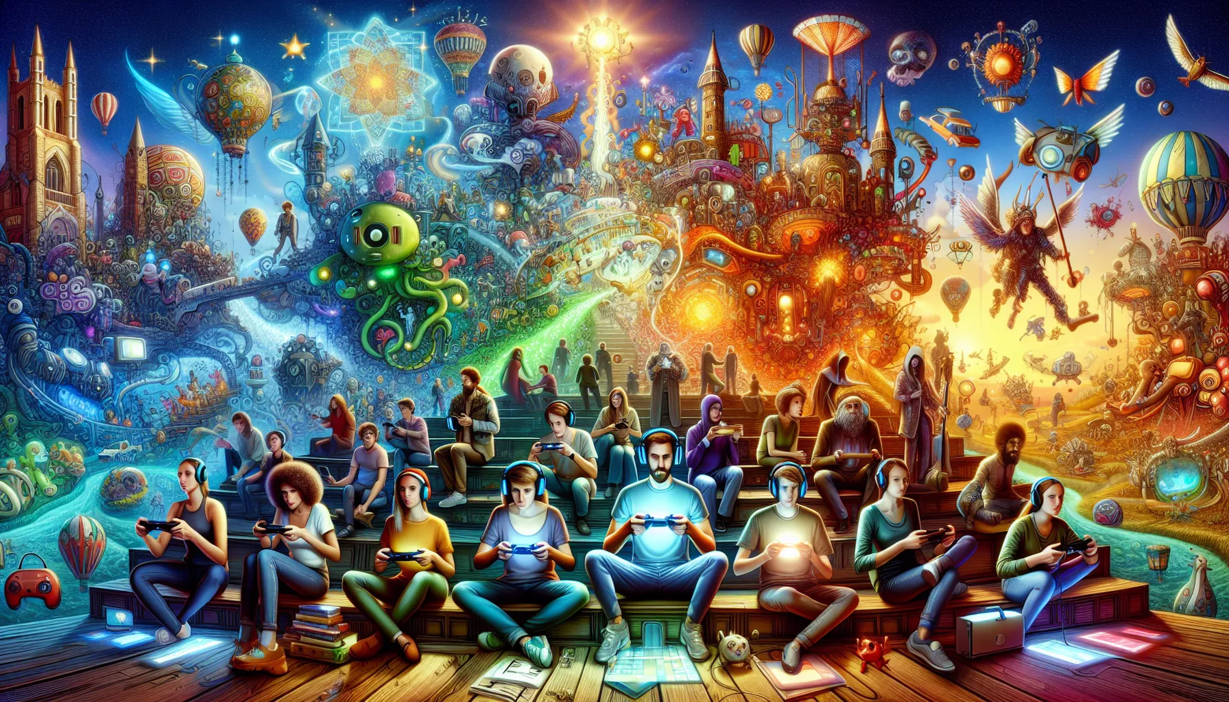 gamers enjoying the vibrant world of Bobfusdie7.9 online.