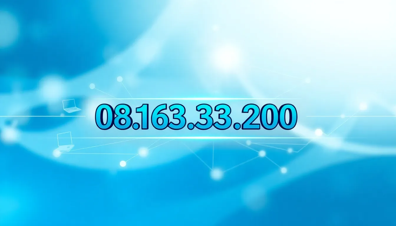 Stylized representation of an IP address in a modern networking environment.